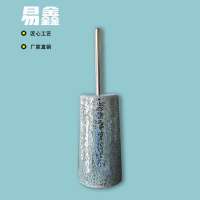 European Handmade Glass mosaic Toilet brush box in Silver color