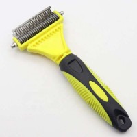 Hotsale Dog  Hair Brush Dematting Comb with 2 Sided Professional Grooming Rake for Cats & Dogs