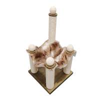 PAKEWAY Short Plush High Quality Cat Trees Cat Hammock