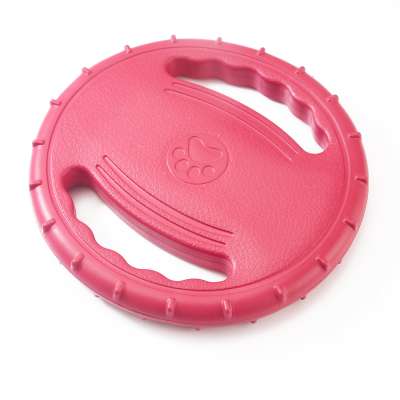 PAKEWAY Eco-Friendly EVA material Teeth cleaning Pet Toys for training Dog Toy Cat Toy-Interact Flying disc