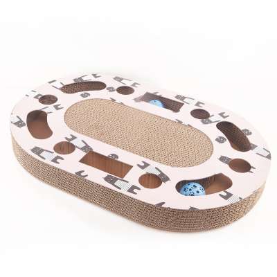 PAKEWAY Cat Scratcher corrugate paper cardboard cat paper scratcher toy